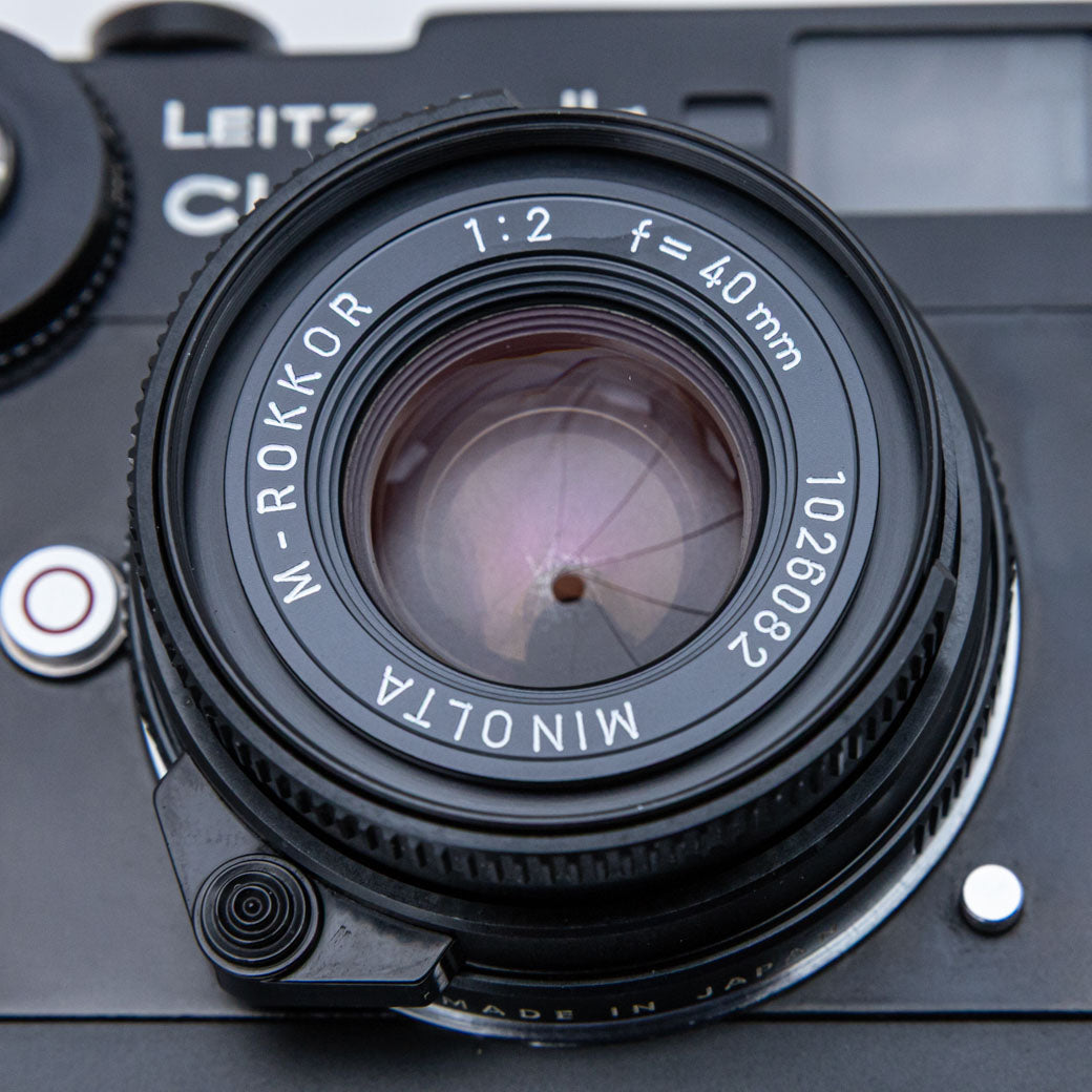 Leitz minolta CL, M-ROKKOR 40mm F2