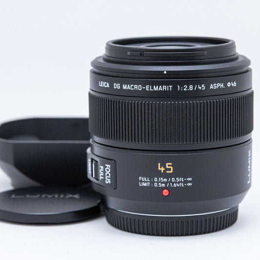 Panasonic LEICA DG MACRO-ELMARIT 45mm F2.8 ASPH. MEGA O.I.S. (H-ES045)